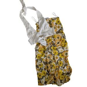 Her Pony The Label Buttercup Set Size AU 6 US XS - Floral Boho Skirt & Crop Top